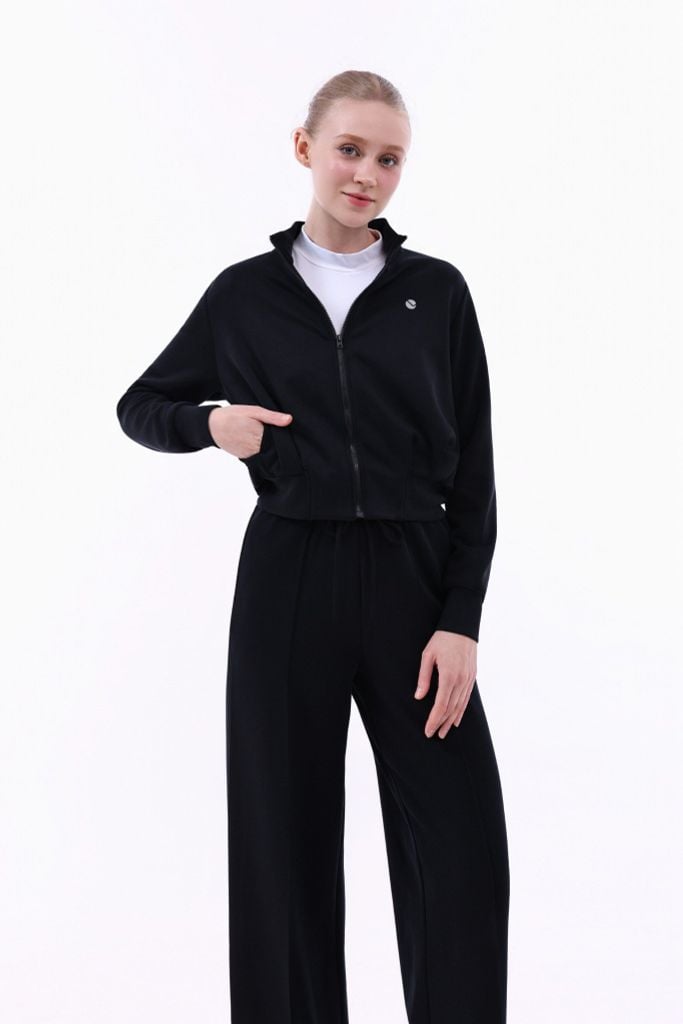 Áo Khoác Nỉ Nữ Cổ Cao LV25W04F608