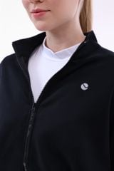 Áo Khoác Nỉ Nữ Cổ Cao LV25W04F608