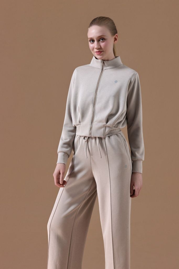 Quần Ống Suông Nỉ Nữ LV25W04F311