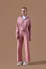 Áo Khoác Nỉ Nữ Cổ Cao LV25W04F608