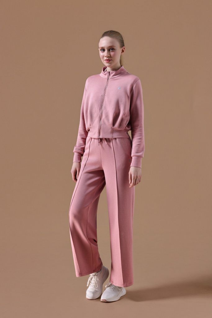 Áo Khoác Nỉ Nữ Cổ Cao LV25W04F608