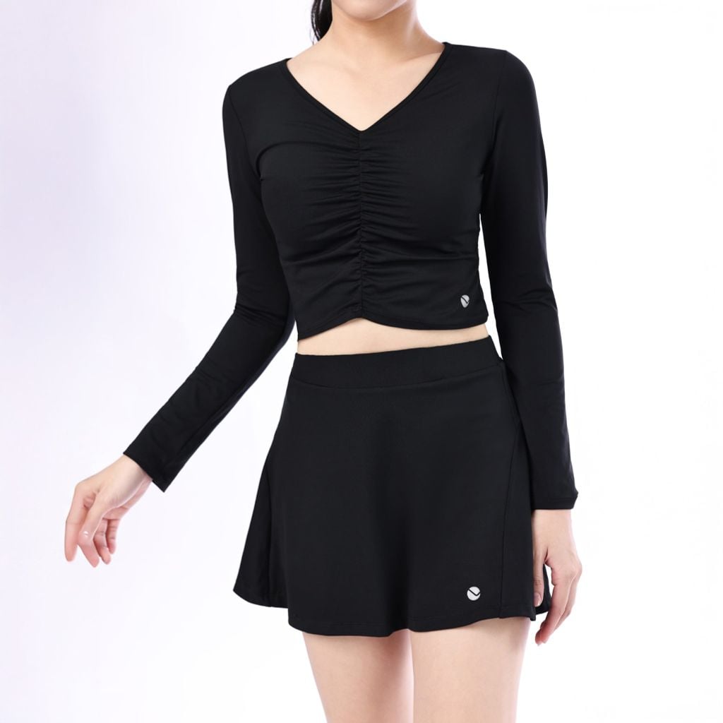 Áo Croptop Nữ Nhún Chun LV25W04F229