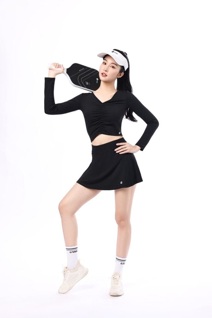 Áo Croptop Nữ Nhún Chun LV25W04F229