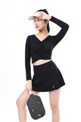 Áo Croptop Nữ Nhún Chun LV25W04F229