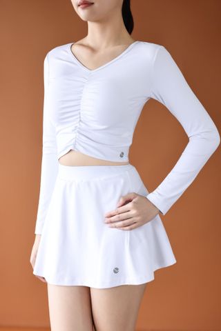 Áo Croptop Nữ Nhún Chun LV25W04F229