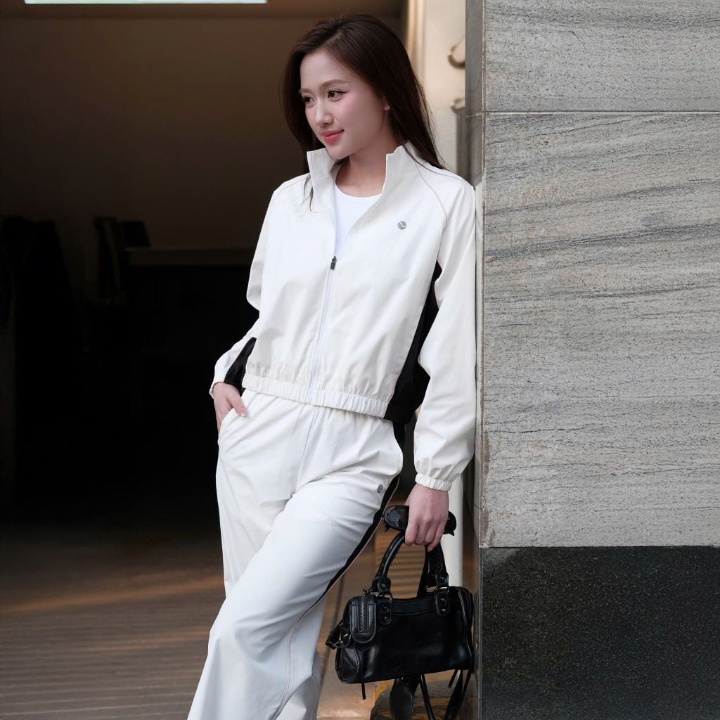 Áo Gió Nữ 2 Lớp Phối Màu LV25W04F621