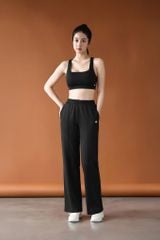 Quần Ống Suông Nỉ Nữ Basic LV25W04F309