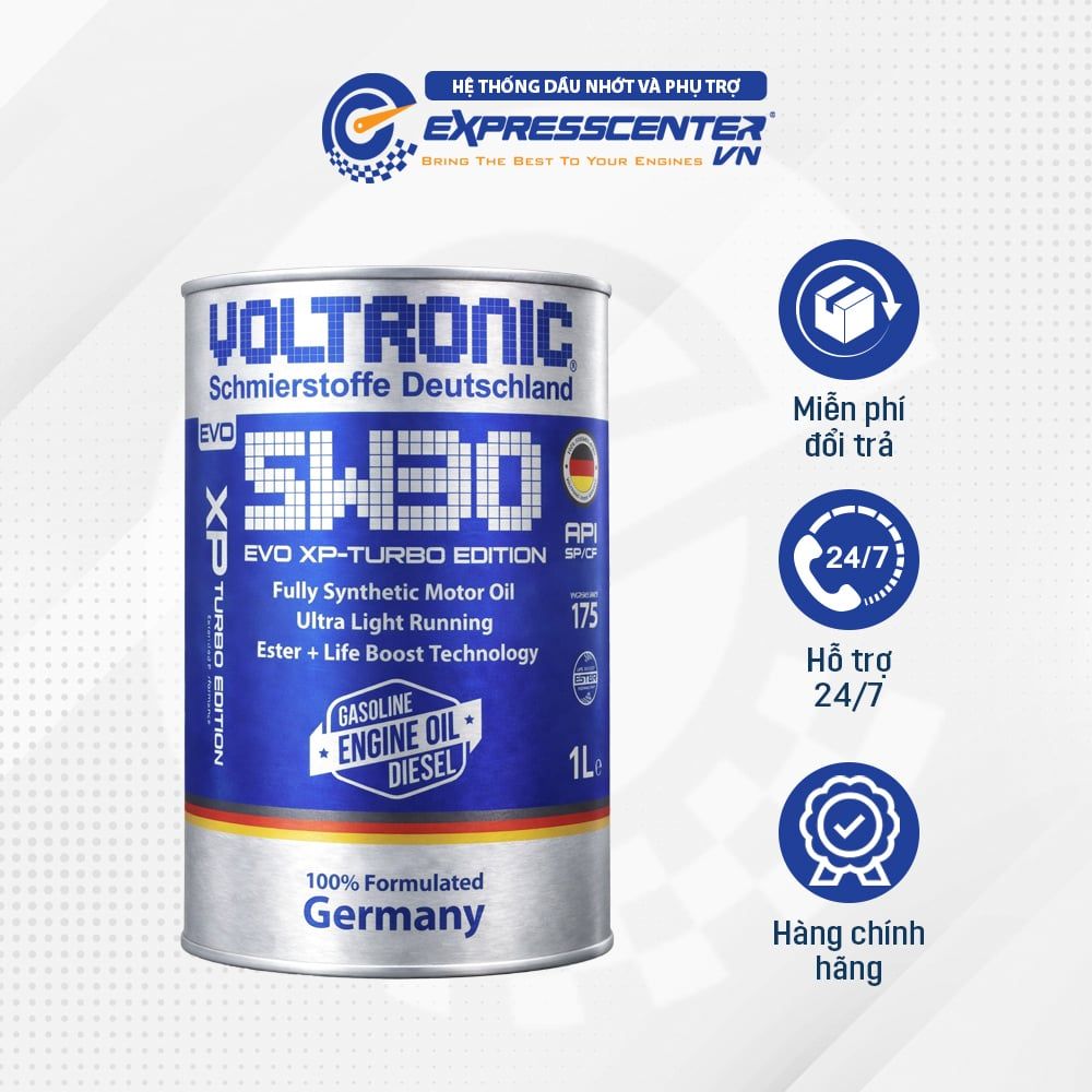  Dầu Nhớt Xe Oto Voltronic EVO XP-TURBO 5w30 1L 