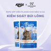  Pate sốt viên Plaisir Hỗ trợ kiểm soát búi lông cho mèo vị gà 85g 