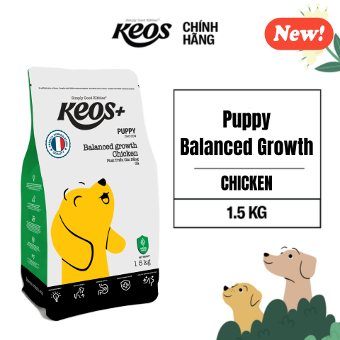  Keos+ Puppy Balanced Growth - Chicken Flavor 
