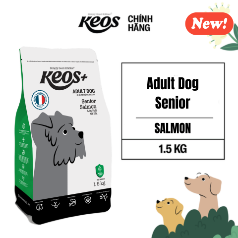  Keos+ Adult Dog Senior - Salmon Flavor 