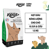  [Keos+] Hạt bổ sung năng lượng cho chó, vị thịt gà & cừu (400gr - 20kg) 