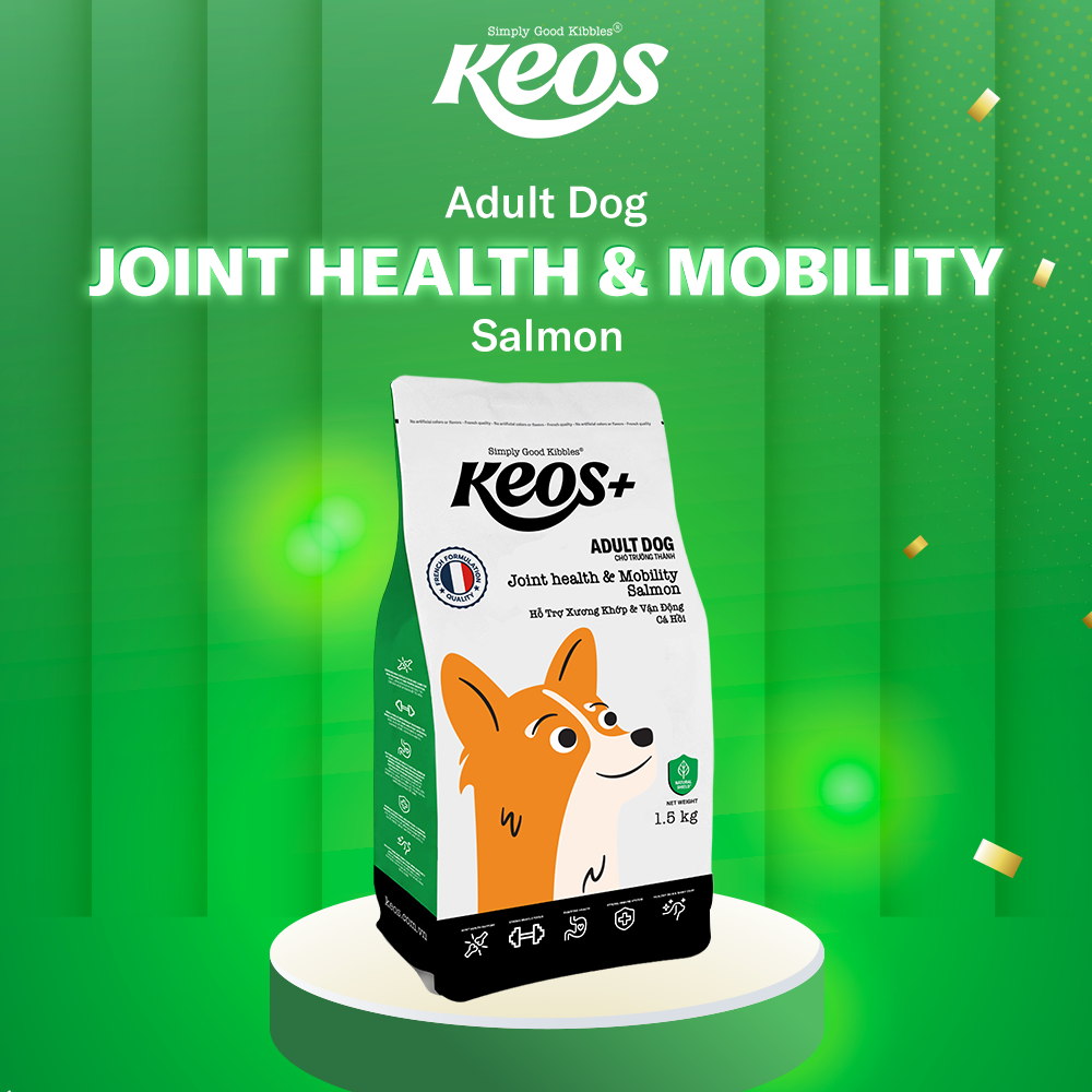  Keos+ Dog Adult Joint Health & Mobility with Salmon 1.5kg 