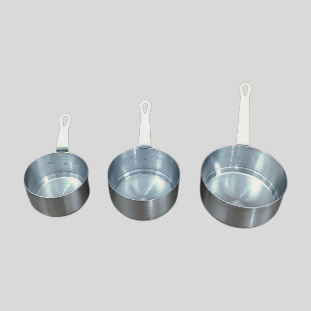 Chén đựng, rót sốt nhỏ inox kiểu Hàn Quốc, có tay cầm, có 2 màu Silver ...