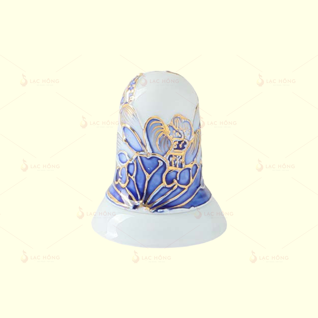 Set 2: Bộ Ấm Trà Đầy Đủ Liên Hoa Lam Ngọc