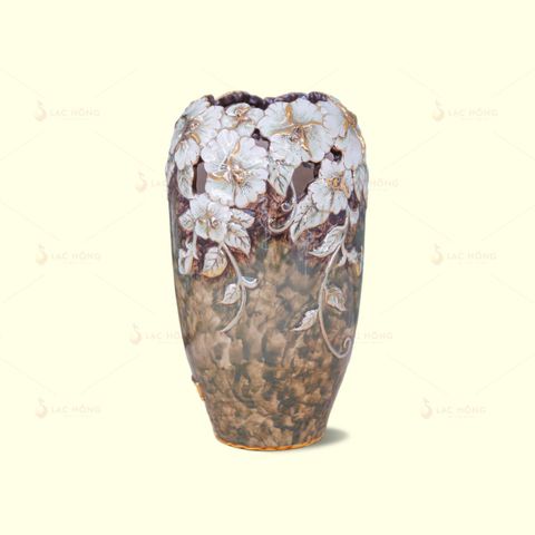  Bình Hoàng Hoa Trầm Sắc 