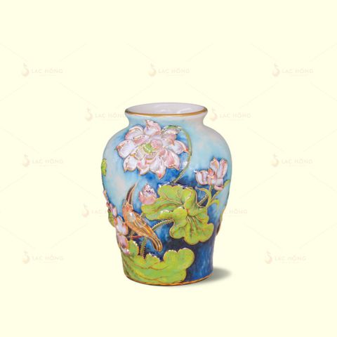  Bình Liên Điểu Cát Tường 