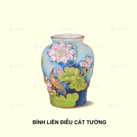  Bình Liên Điểu Cát Tường 