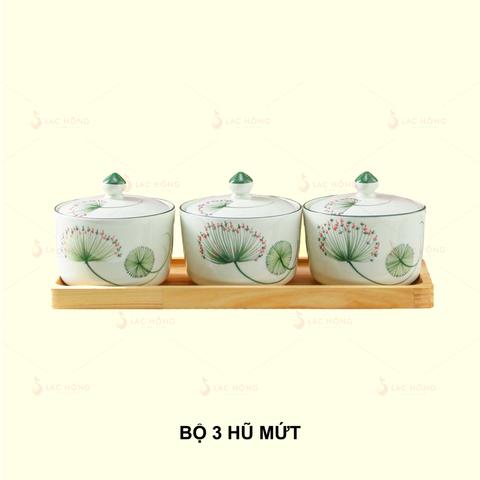  Bộ 3 Hũ Mứt Bồ Công Anh 