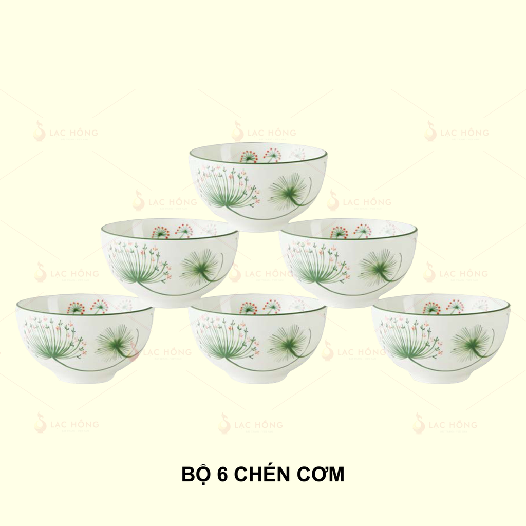 Bộ 6 Chén Cơm Bồ Công Anh