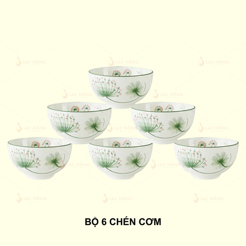  Bộ 6 Chén Cơm Bồ Công Anh 