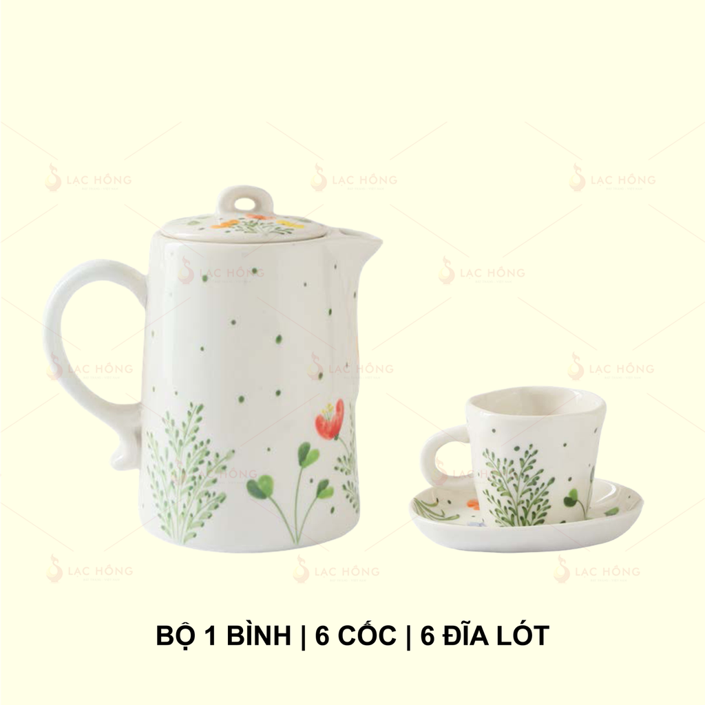 Bộ Bình Nước Sắc Xuân