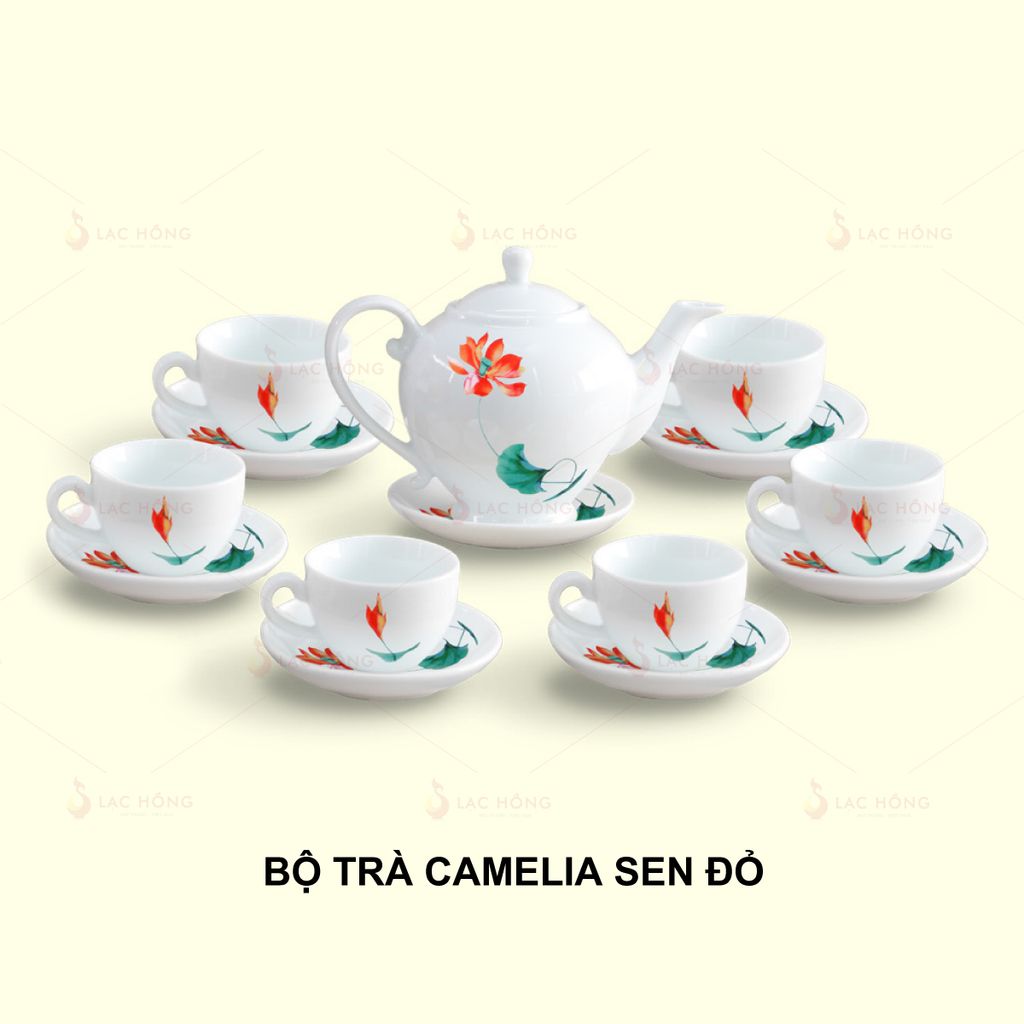 Bộ Trà Camelia Sen Đỏ