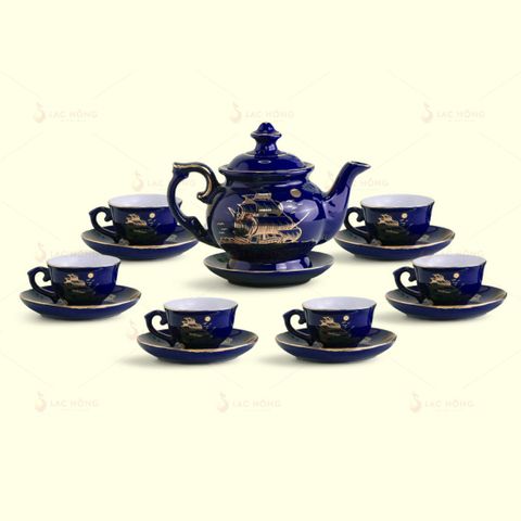  Bộ Trà Đài Các Men Chàm Thuận Buồm 