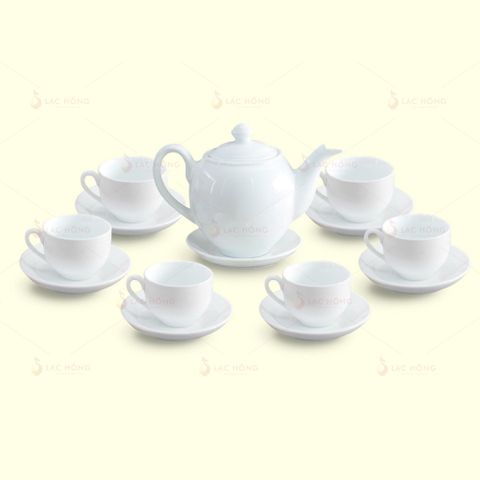  Bộ Trà Dáng Minh Long Trắng 