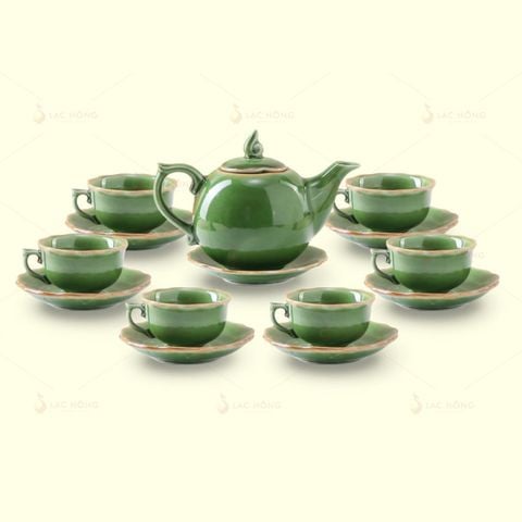  Bộ Trà Mẫu Đơn Men Hỏa Biến Lục 