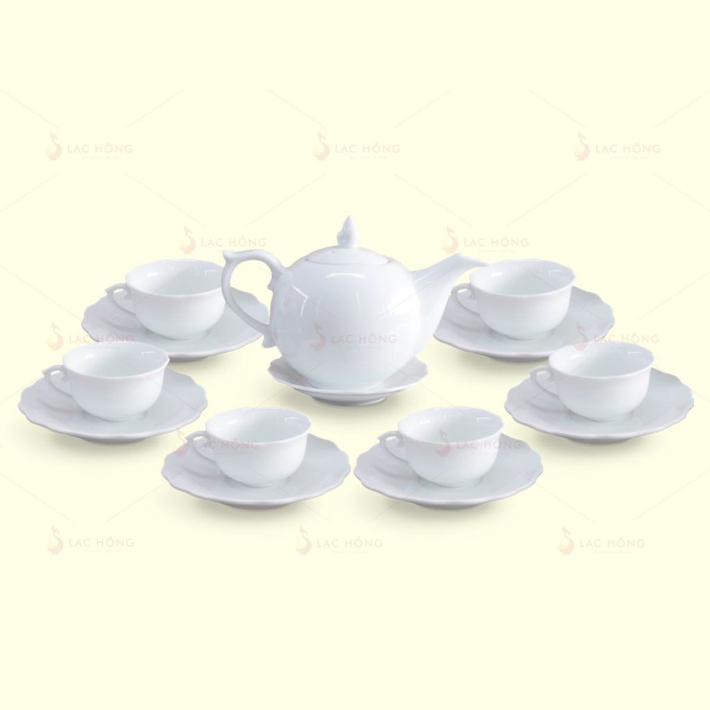 Bộ Trà Mẫu Đơn Trắng