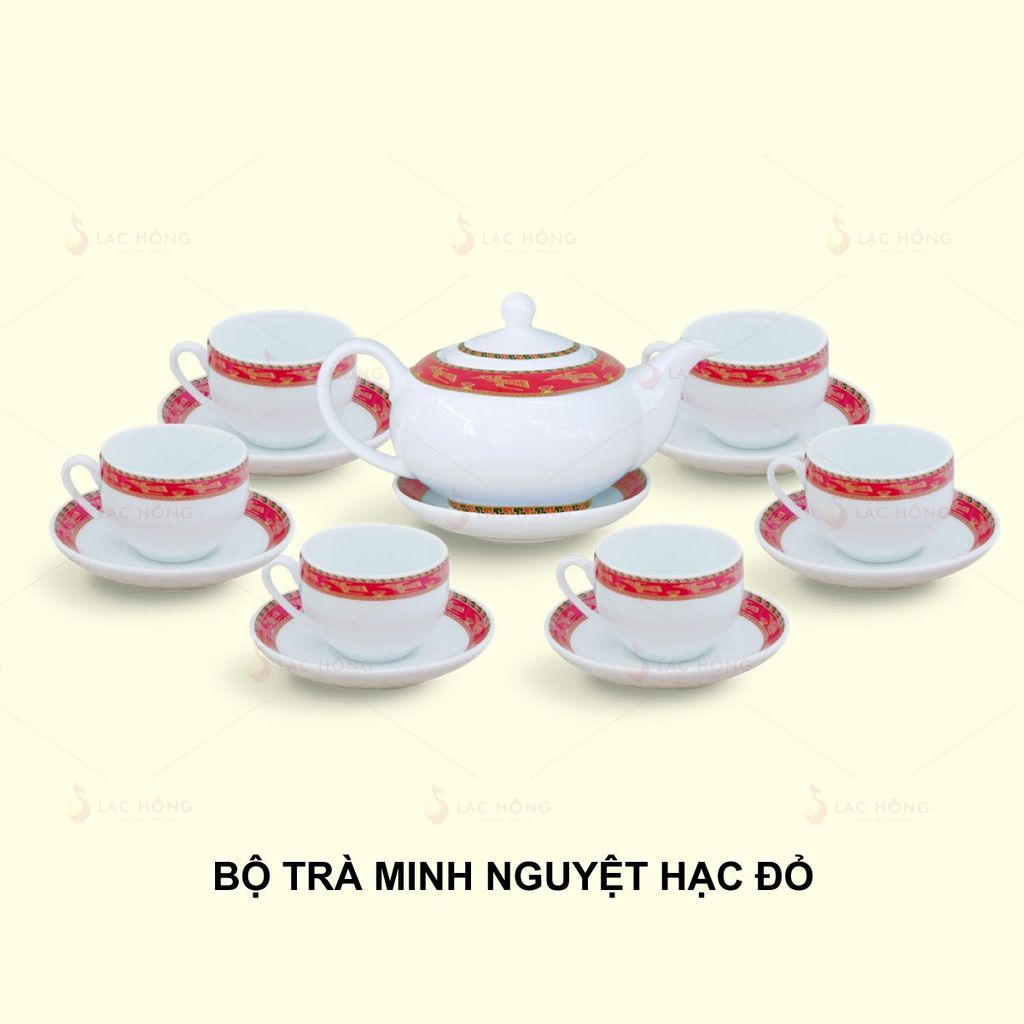 Bộ Trà Minh Nguyệt Hạc Đỏ