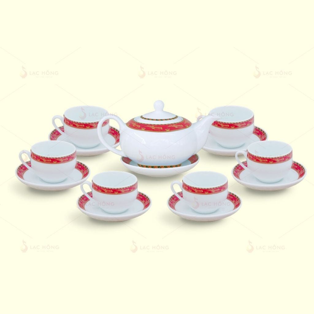 Bộ Trà Minh Nguyệt Hạc Đỏ