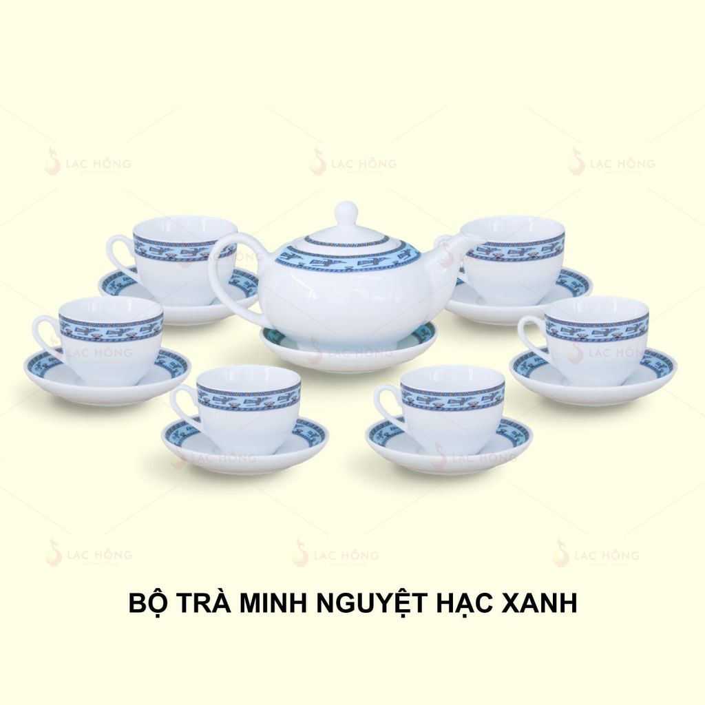 Bộ Trà Minh Nguyệt Hạc Xanh