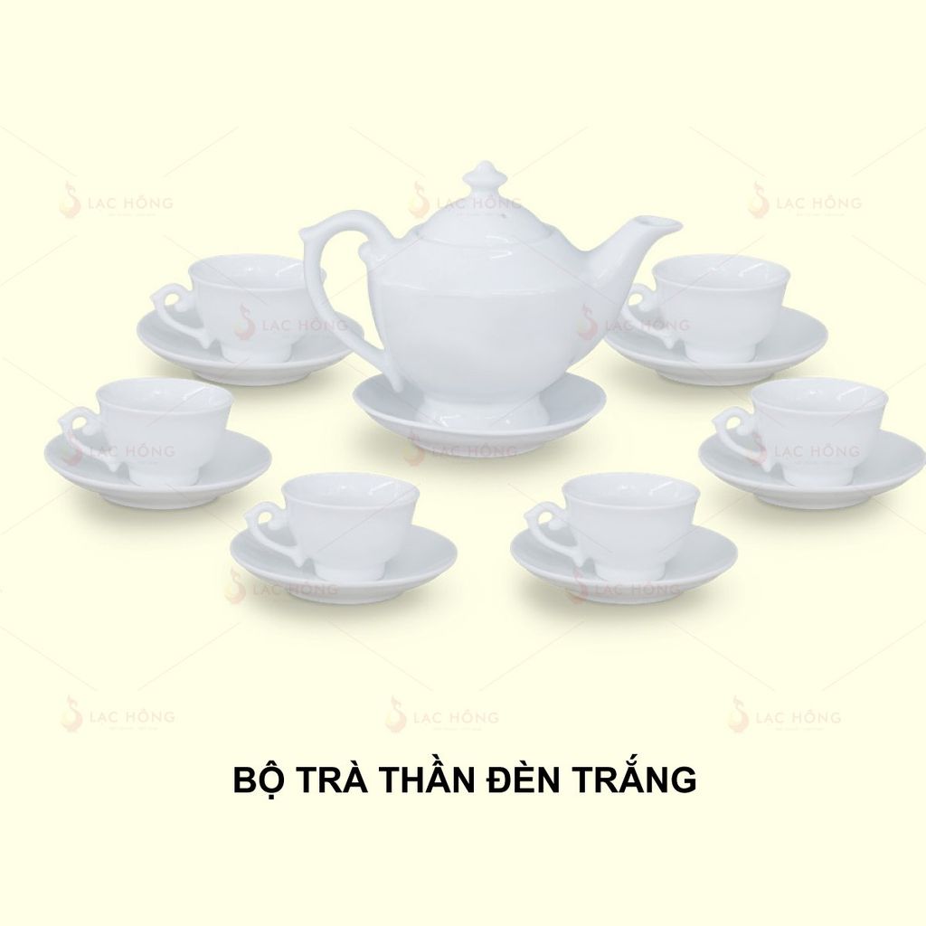 Bộ Trà Thần Đèn Trắng