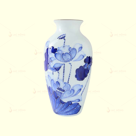  Lọ Hoa Liên Hoa Lam Ngọc 