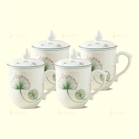  Ly Sứ Nắp Nhọn Ngọn Lửa Bồ Công Anh 