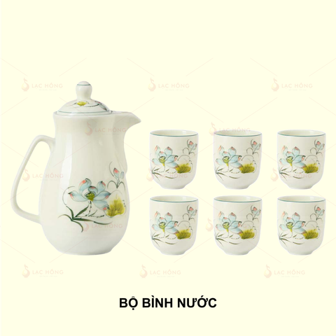  Bộ Bình Nước Hoa Sen Bóng 