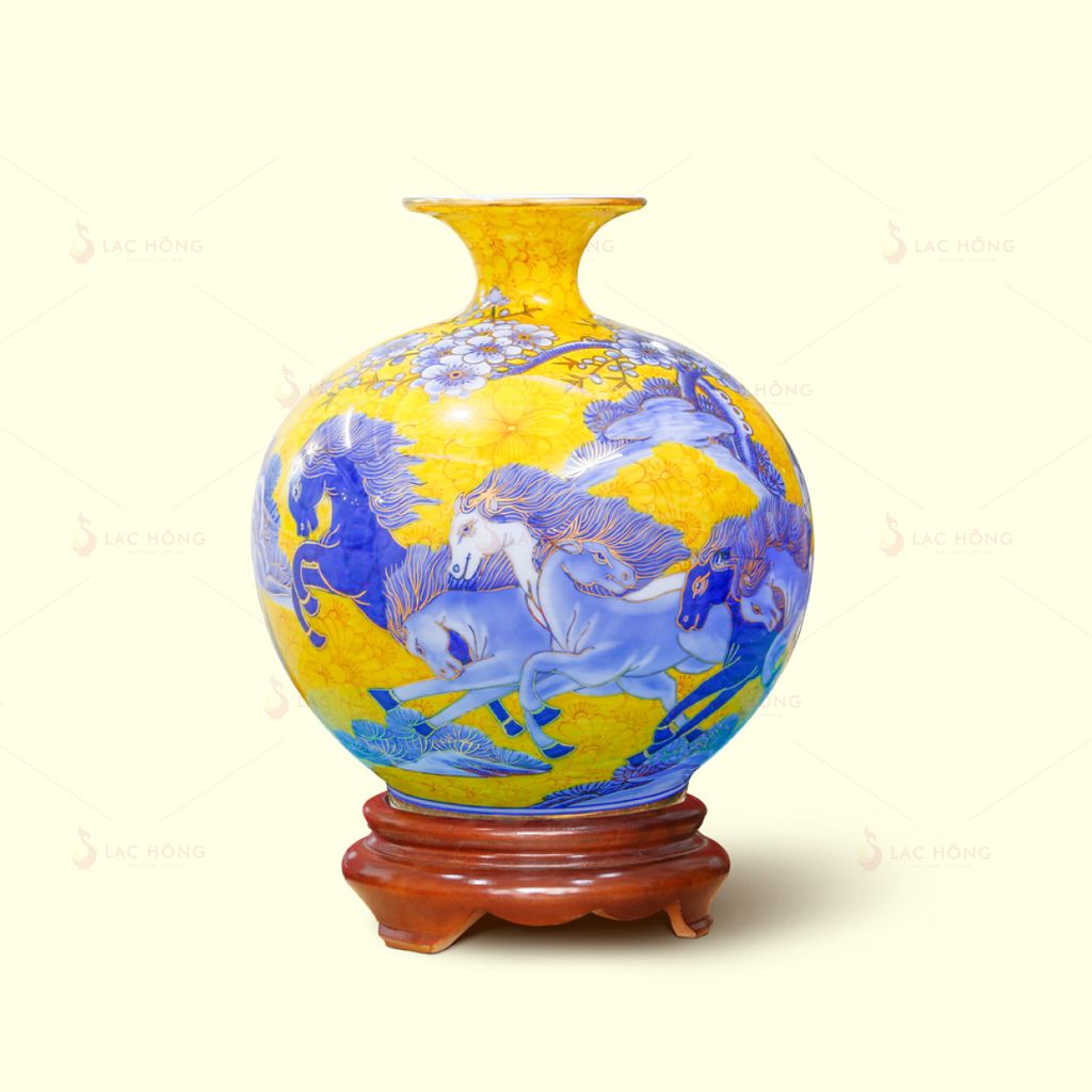 Quả Hút Lộc Bát Mã Truy Phong Kẻ Vàng