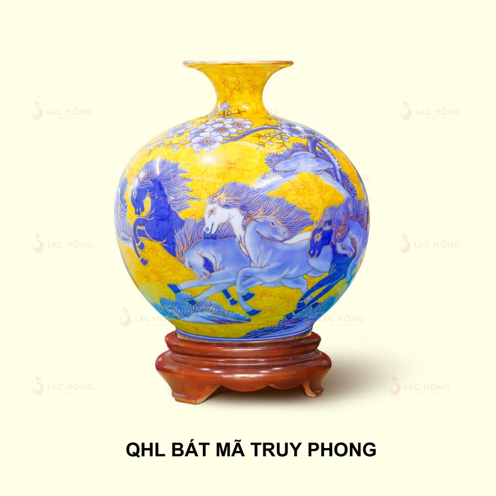 Quả Hút Lộc Bát Mã Truy Phong Kẻ Vàng
