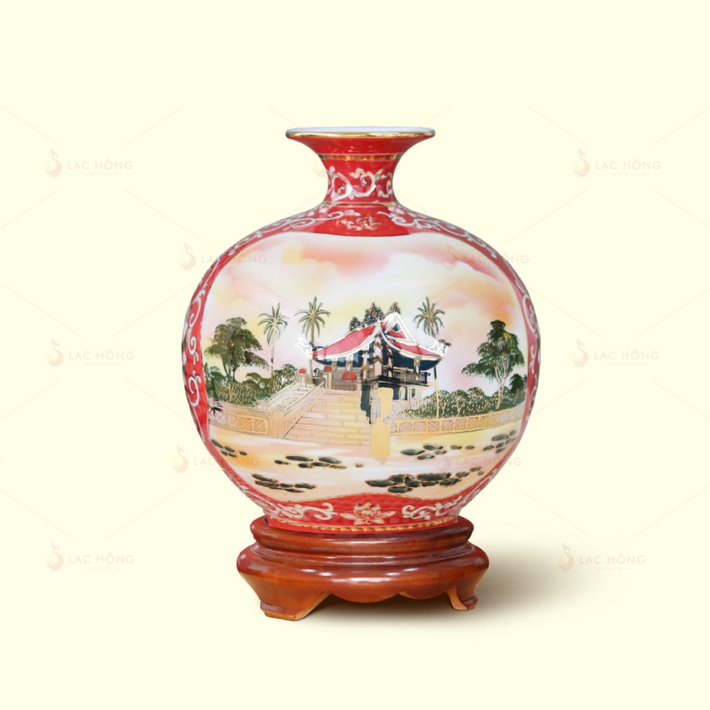 Quả Hút Lộc Hà Thành Nhị Cảnh Kẻ Vàng