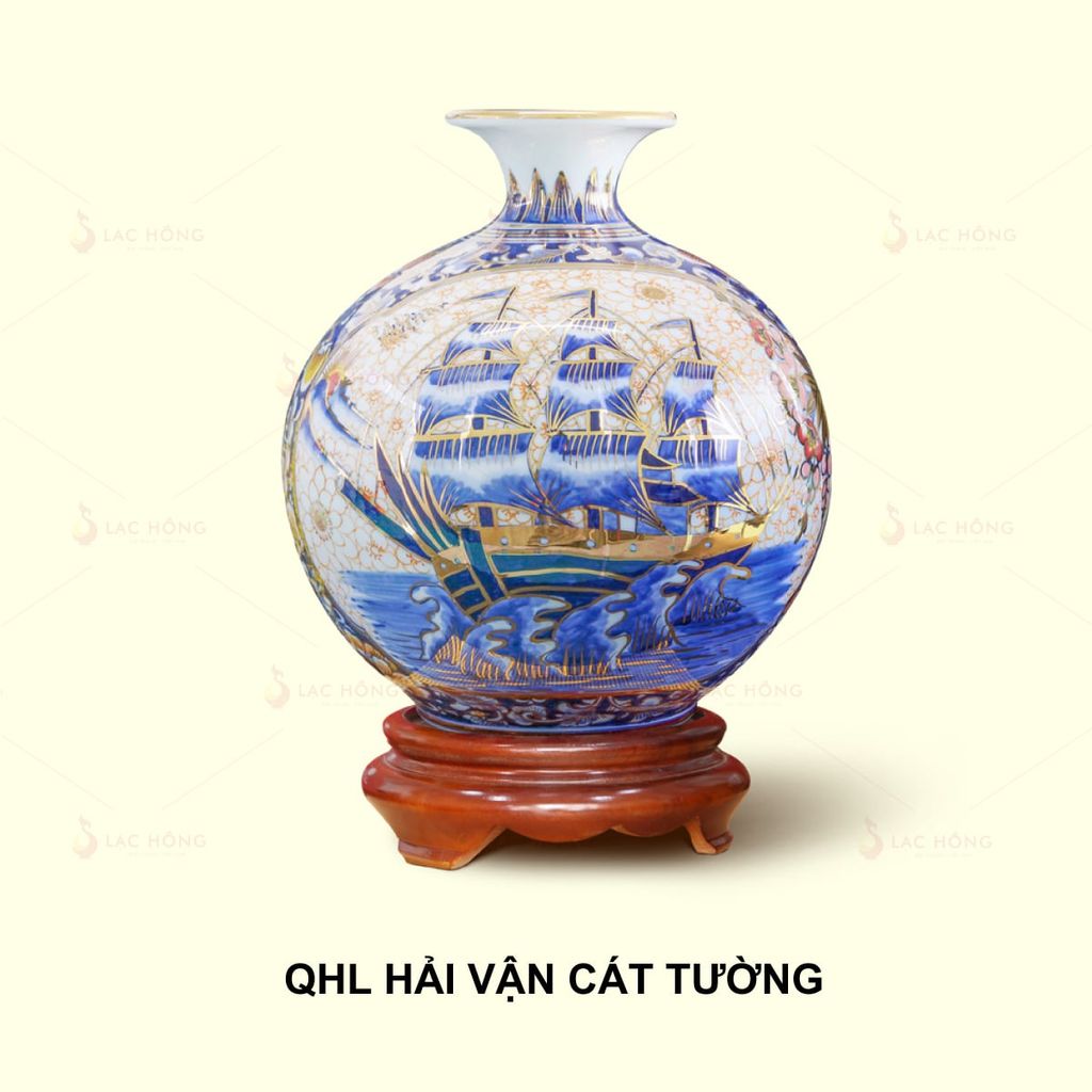 Quả Hút Lộc Hải Vận Cát Tường Kẻ Vàng