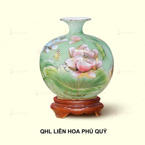  Quả Hút Lộc Liên Hoa Phú Quý Kẻ Vàng 