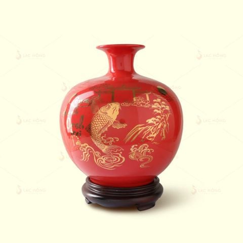  Quả Hút Lộc Men Đỏ Cá Chép Vượt Vũ Môn Kẻ Vàng 