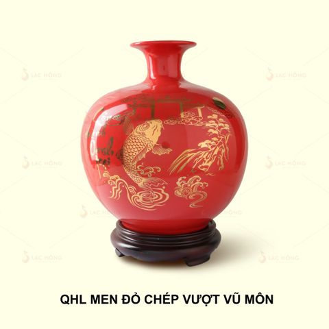 Quả Hút Lộc Men Đỏ Cá Chép Vượt Vũ Môn Kẻ Vàng 