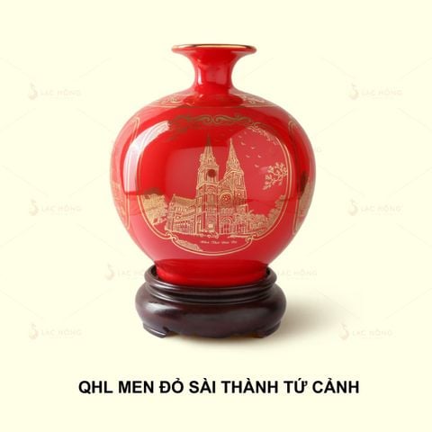  Quả Hút Lộc Men Đỏ Sài Thành Tứ Cảnh Kẻ Vàng 