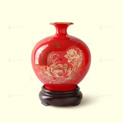  Quả Hút Lộc Men Đỏ Sen Đại Kẻ Vàng 