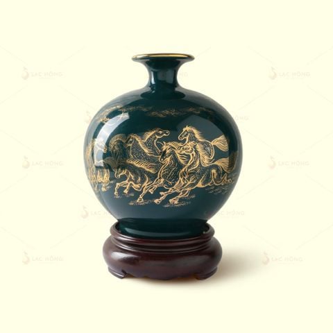  Quả Hút Lộc Men Xanh Cổ Vịt Mã Đáo Thành Công Kẻ Vàng 