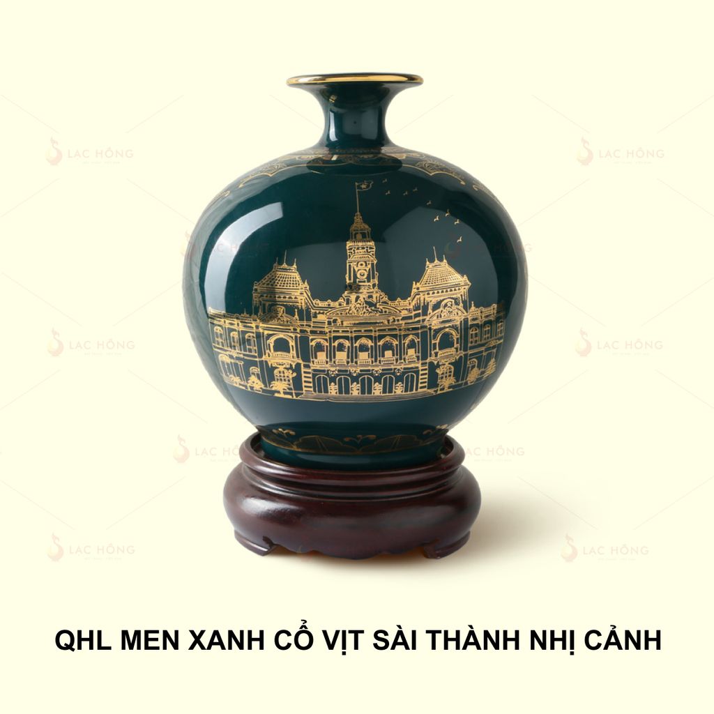 Quả Hút Lộc Men Xanh Cổ Vịt Sài Thành Nhị Cảnh Kẻ Vàng
