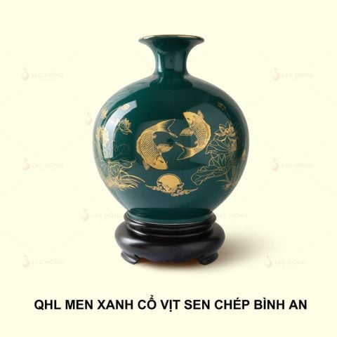  Quả Hút Lộc Men Xanh Cổ Vịt Sen Chép Bình An Kẻ Vàng 